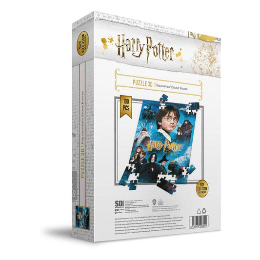 Harry Potter Jigsaw Puzzle with 3D-Effect Philosopher's Stone Poster (100 pieces) 8435450253690
