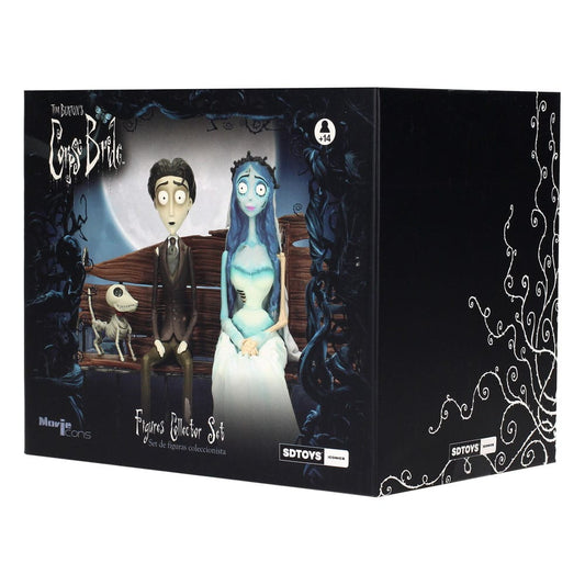 Corpse Bride Gift Set figure & Keyring Victor & Emily 8435450269196