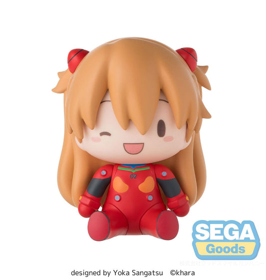 Evangelion: New Theatrical Edition Fuwa Petit Chibi Figure Asuka Plug Suit 8 cm  4582733445816