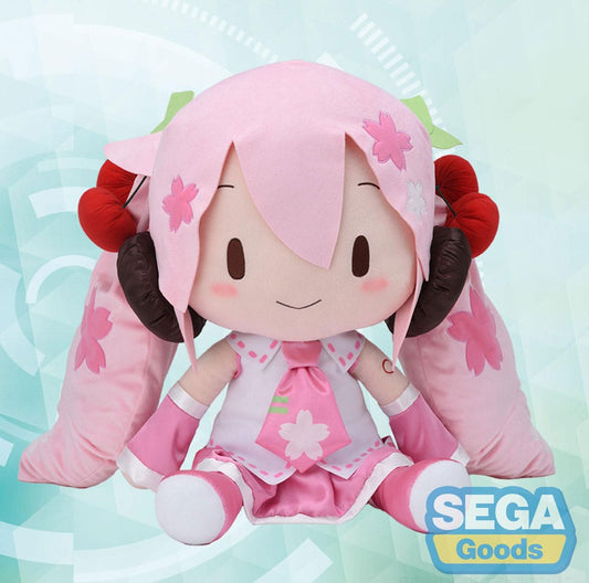 Character Vocal Series 01: Hatsune Miku Fuwa Petit Plush Figure Sakura Miku Dodeka Jumbo 50 cm 4582733451466