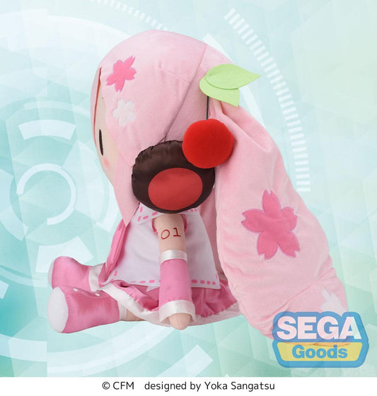 Character Vocal Series 01: Hatsune Miku Fuwa Petit Plush Figure Sakura Miku Dodeka Jumbo 50 cm 4582733451466