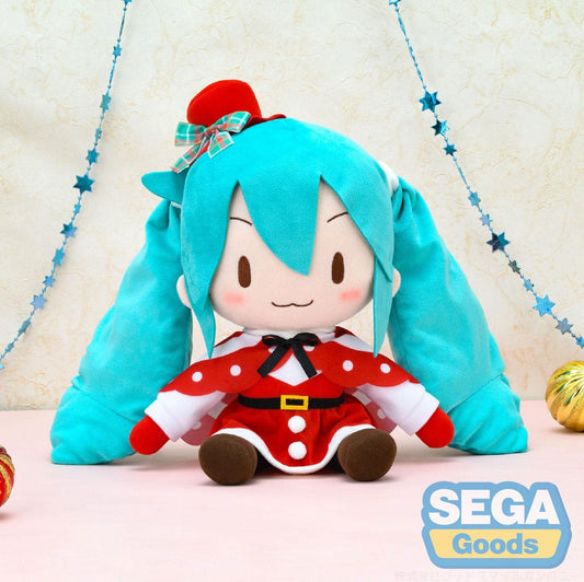 Character Vocal Series 01: Hatsune Miku Fuwa Petit Plush Figure Hatsune Miku Christmas LL 35 cm 4582733458328