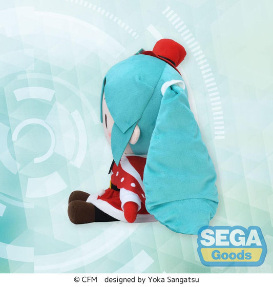 Character Vocal Series 01: Hatsune Miku Fuwa Petit Plush Figure Hatsune Miku Christmas LL 35 cm 4582733458328