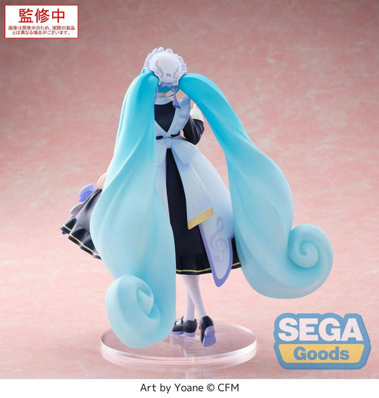 Character Vocal Series 01: Hatsune Miku Luminasta PVC Statue Hatsune Miku Classical Maid 21 cm     4582733459400