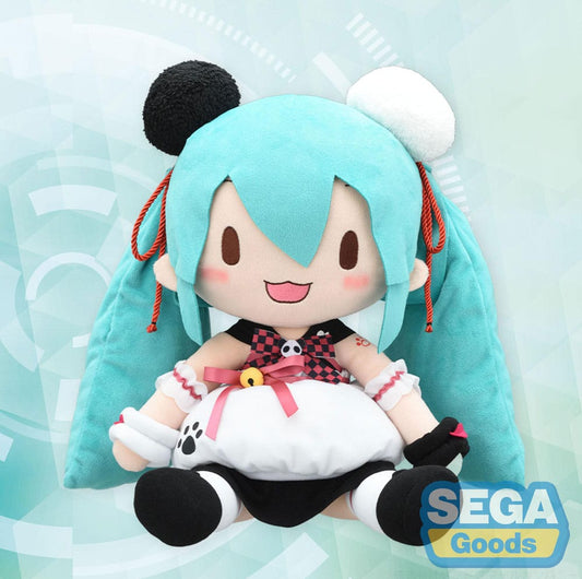 Character Vocal Series 01: Hatsune Miku Fuwa Petit Plush Figure Hatsune Miku Panda Bun LL 40 cm   4582733459479