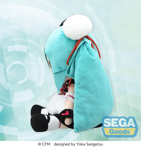 Character Vocal Series 01: Hatsune Miku Fuwa Petit Plush Figure Hatsune Miku Panda Bun LL 40 cm   4582733459479