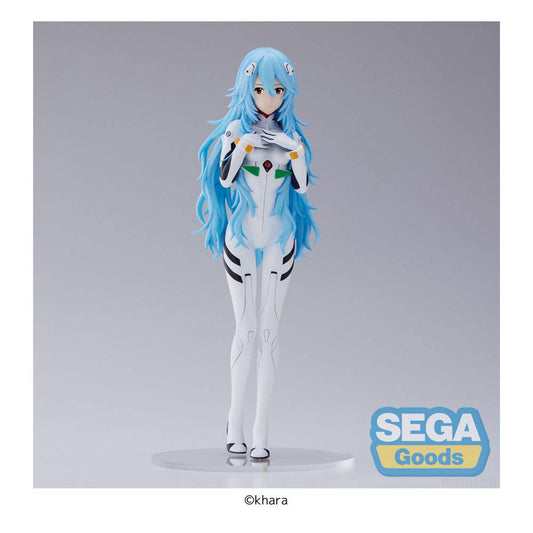 Evangelion: 3.0+1.0 Thrice Upon a Time SPM PVC Statue Rei Ayanami Long Hair Ver. 21 cm 4580779503002