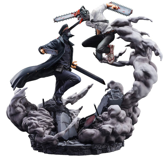 Chainsaw Man Statue Super Situation Figure Chainsaw Man vs. Samurai Sword 26 cm 4580779527725