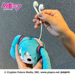 Hatsune Miku Plush Keychain Miku Face 13 cm 4979750816826