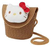 Sanrio Shoulder Bag Hello Kitty Straw 4973307701993
