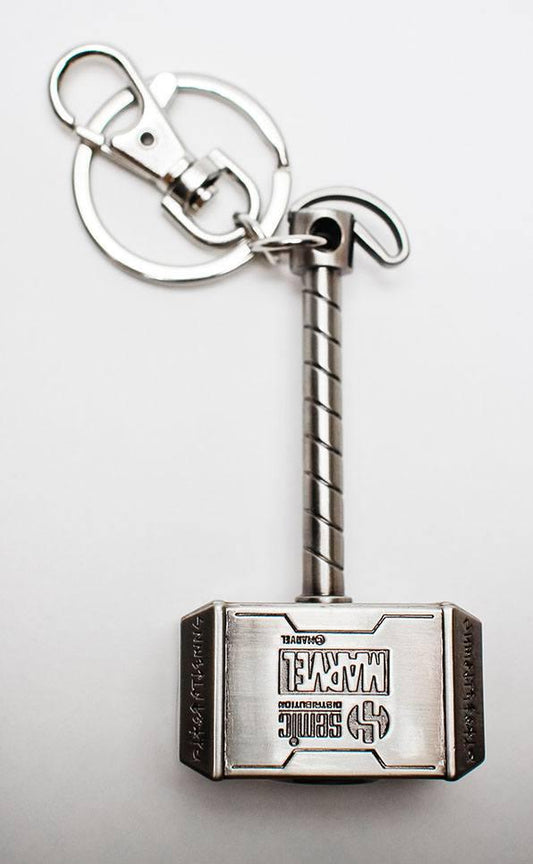 Marvel Comics Metal Keychain Thor Hammer - Amuzzi