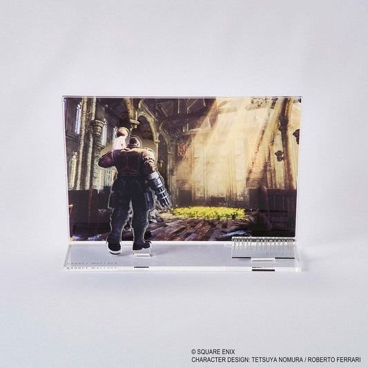 Final Fantasy VII Rebirth Acrylic Diorama Barret Key Art    4988601393096