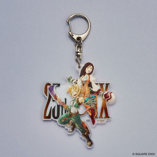 Final Fantasy IX Acrylic Keychain 25th Anniversary Zidane & Garnet 4988601391153