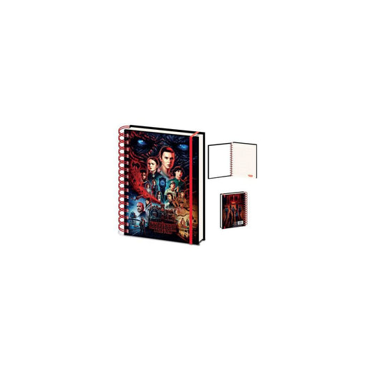Stranger Things 4 Wiro Notebook A5 Red Vecna 5056480391676