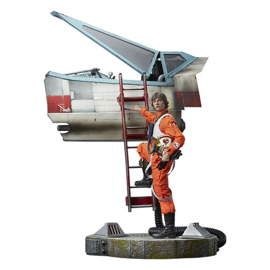 Star Wars Premium Format Statue Luke Skywalker & X-Wing: Red Five, Standing By 76 cm 0747720277441