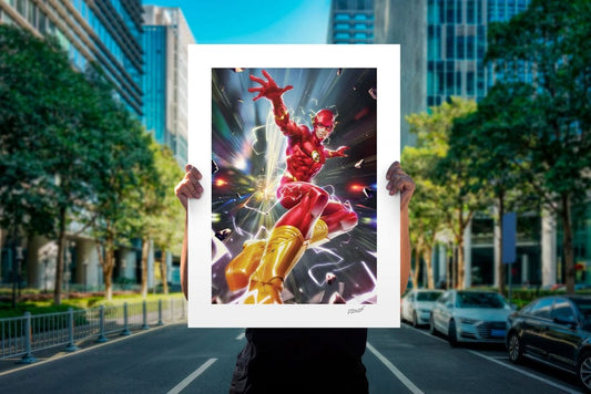 DC Comics Art Print The Flash 46 x 61 cm - unframed 0747720263309