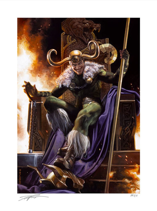Marvel Art Print Loki: God of Mischief 46 x 61 cm - unframed 0747720271869