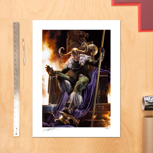 Marvel Art Print Loki: God of Mischief 46 x 61 cm - unframed 0747720271869