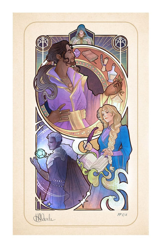 Critical Role Art Print Matthew Mercer: 10th Anniversary Art Nouveau Illustrations 46 x 28 cm - unframed 0747720272743