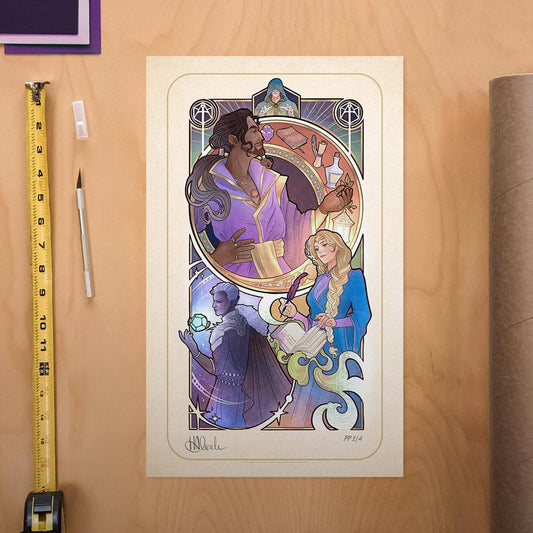 Critical Role Art Print Matthew Mercer: 10th Anniversary Art Nouveau Illustrations 46 x 28 cm - unframed 0747720272743