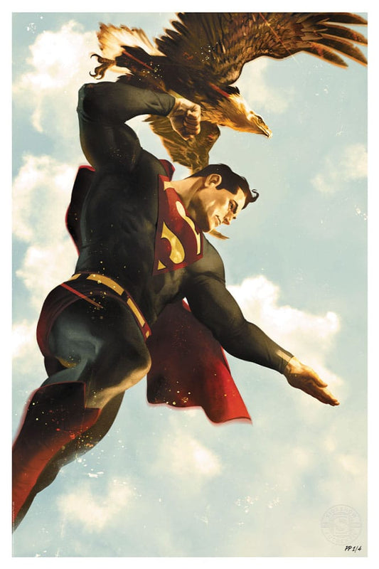 DC Comics Art Print Superman 61 x 41 cm - unframed 0747720272057