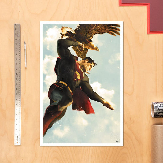 DC Comics Art Print Superman 61 x 41 cm - unframed 0747720272057