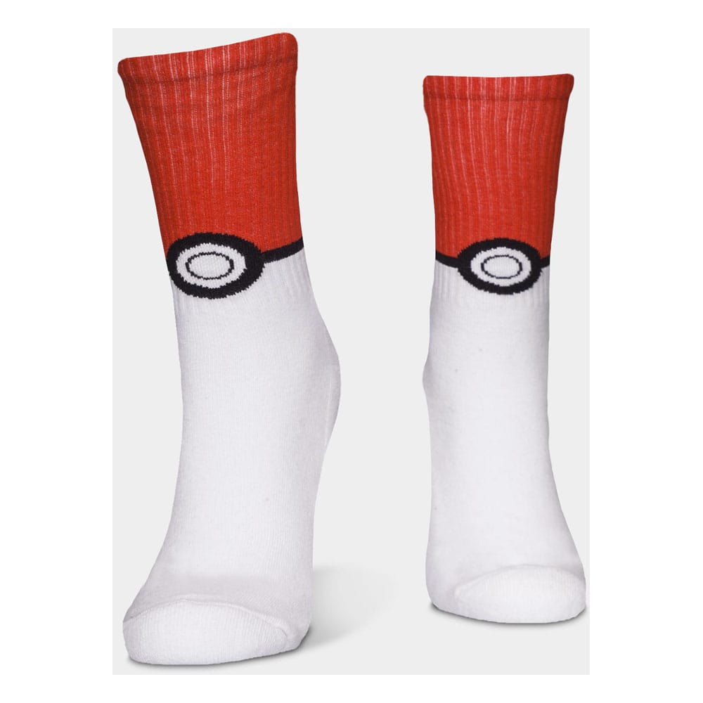Pokemon Socks 3-Pack Pikachu Pokeball 43-46 8718526132922