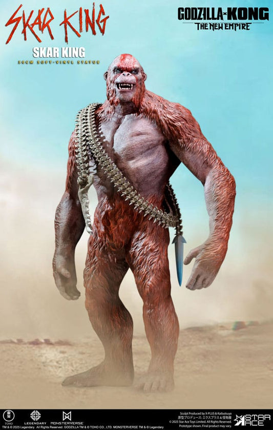 Godzilla vs. Kong: The New Empire Soft Vinyl Statue Skar King Unleash the Titan 30 cm   4897057886697