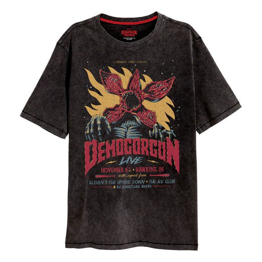 Stranger Things T-Shirt Vintage Demogorgon Size L 5056463499542