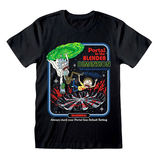 Steven Rhodes T-Shirt Rick and Morty Portal Collab Size S 5056811502665