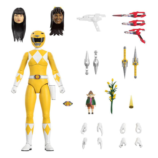 Mighty Morphin Power Rangers Ultimates Action Figure Yellow Ranger 18 cm 0840049813038