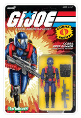 G.I. Joe ReAction+ Action Figure Wave 09 Cobra Viper Gunner 0840418832639