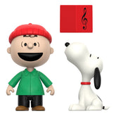Peanuts ReAction Action Figures 2-Pack Brown and Snoopy (Caroling) 10 cm 0840418808771