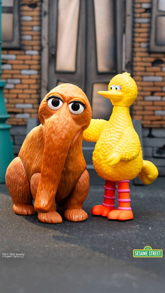Sesame Street ReAction Action Figures 2-Pack Big Bird and Mr. Snuffleupagus 10 cm 0840418809020