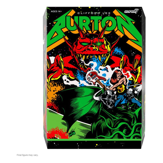 Metallica Ultimates Action Figure Wave 2 Cliff Burton 18 cm 0840049886636