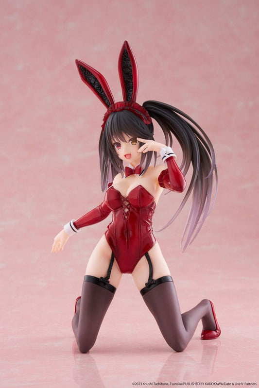 Date A Live V PVC Statue Desktop Cute Figure Kurumi Tokisaki Bunny Ver. 13 cm 0840342402878
