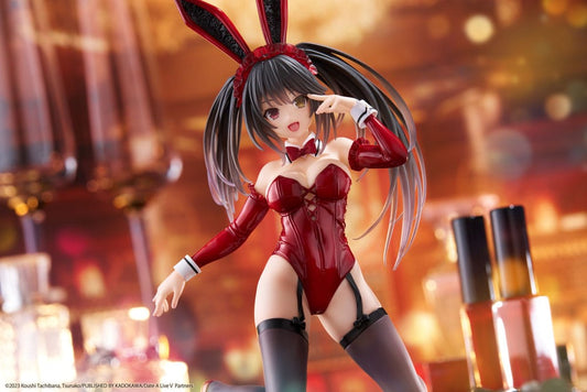 Date A Live V PVC Statue Desktop Cute Figure Kurumi Tokisaki Bunny Ver. 13 cm 0840342402878