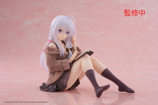 Wandering Witch: The Journey of Elaina PVC Statue Desktop Cute Figure Elaina Casual Clothes Ver. 13 cm 0840342402823