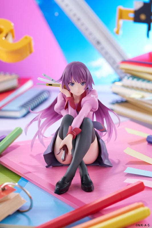 Monogatari PVC Statue Desktop Cute Figure Hitagi Senjougahara 13 cm 0840342402953