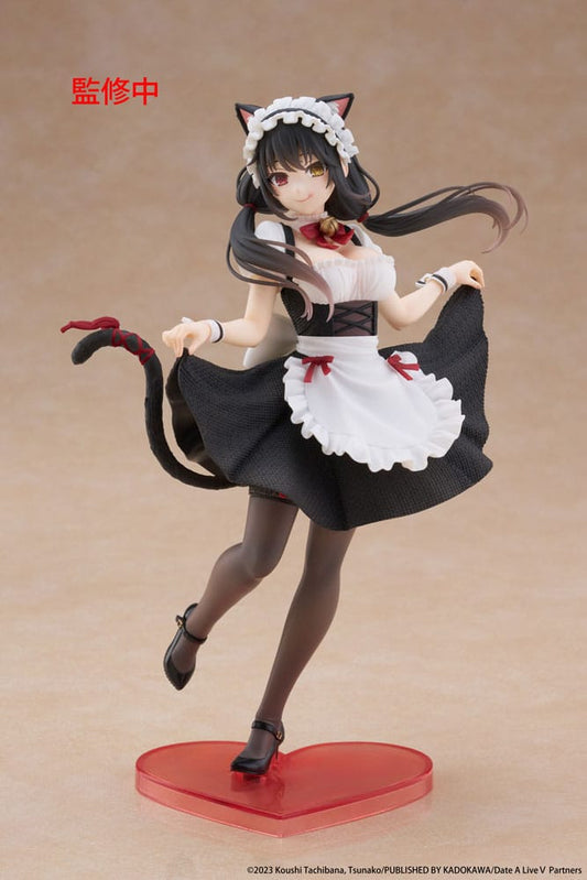 Date A Live V Coreful PVC Statue Kurumi Tokisaki Cat Ear Maid Ver. 18 cm 0840342403790