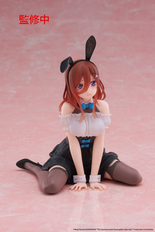 The Quintessential Quintuplets 3 PVC Statue Desktop Cute Figure Miku Nakano (Bunny Ver.) 13 cm 0840342403479