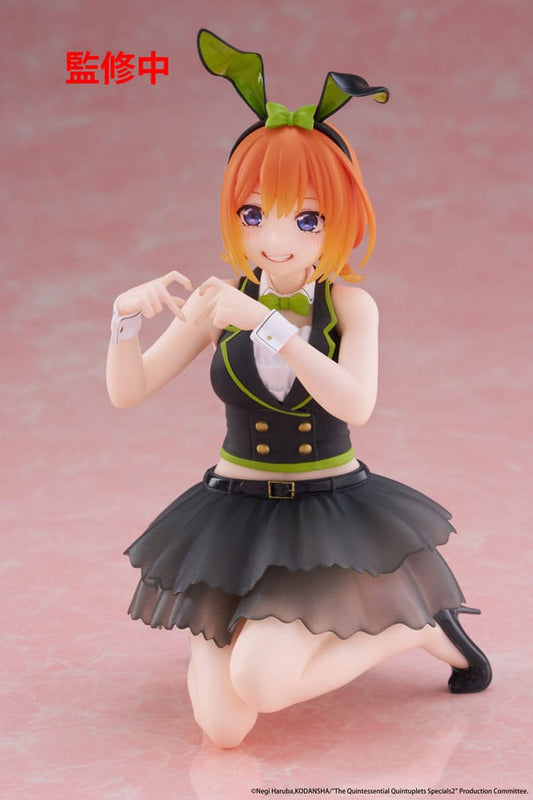 The Quintessential Quintuplets 3 PVC Statue Desktop Cute Figure Yotsuba Nakano (Bunny Ver.) 13 cm 0840342403677