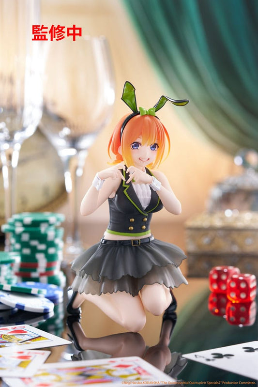 The Quintessential Quintuplets 3 PVC Statue Desktop Cute Figure Yotsuba Nakano (Bunny Ver.) 13 cm 0840342403677