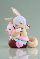 Made in Abyss: The Golden City of the Scorching Sun PVC Statue Desktop Cute Figure Nanachi & Mitty Reissue 13 cm 0840342404179