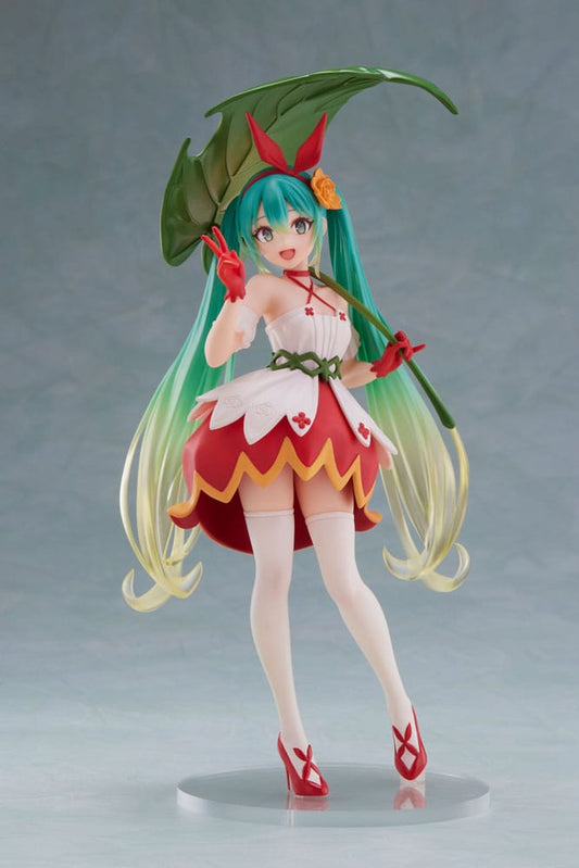 Hatsune Miku PVC Statue Hatsune Miku Wonderland Figure Thumbelina 18 cm 0840342404414
