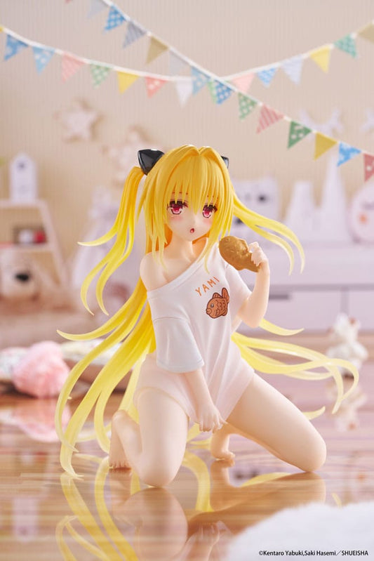 To Love-Ru Darkness PVC Statue Desktop Cute Figure Golden Darkness Roomwear Ver. 13 cm       0840342404506