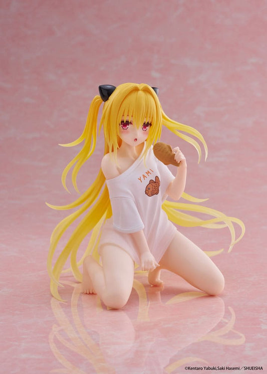 To Love-Ru Darkness PVC Statue Desktop Cute Figure Golden Darkness Roomwear Ver. 13 cm       0840342404506