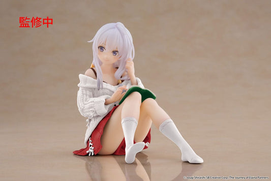 Wandering Witch: The Journey of Elaina PVC Statue Desktop Cute Figure Elaina Casual Clothes Ver. Renewal 13 cm       0840342404667