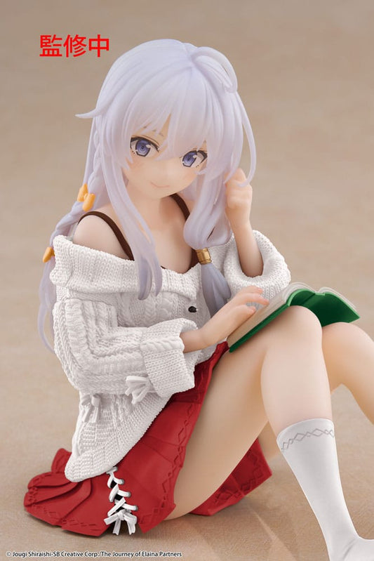 Wandering Witch: The Journey of Elaina PVC Statue Desktop Cute Figure Elaina Casual Clothes Ver. Renewal 13 cm       0840342404667