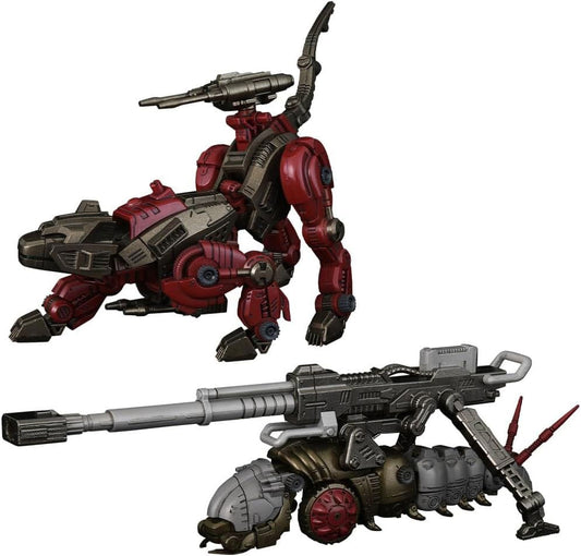 Zoids Plastic Model Kits 2-Pack 1/100 RMZ-010 Canoly Molga & Hell Cat Base Guards Sets 20 cm 4904810954378